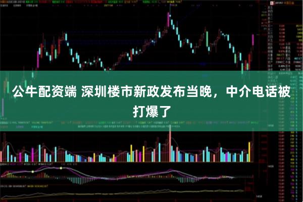 公牛配资端 深圳楼市新政发布当晚，中介电话被打爆了